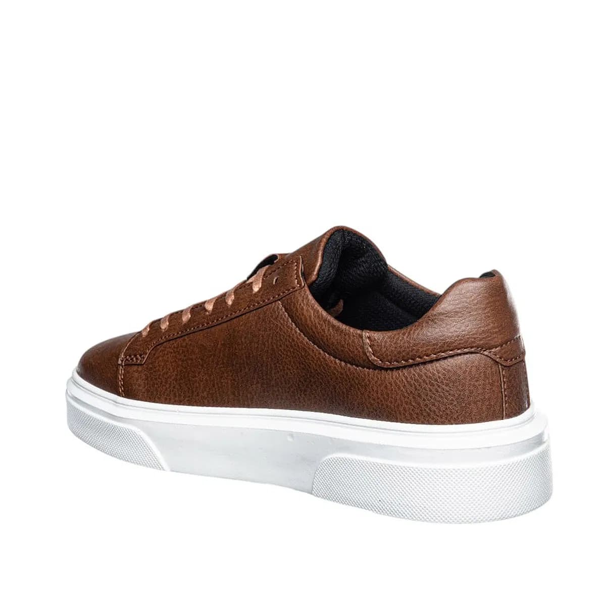 klasik gündelik deri erkek ayakkabısı - Renk: Kahverengi - Fotoğraf 3 / 3