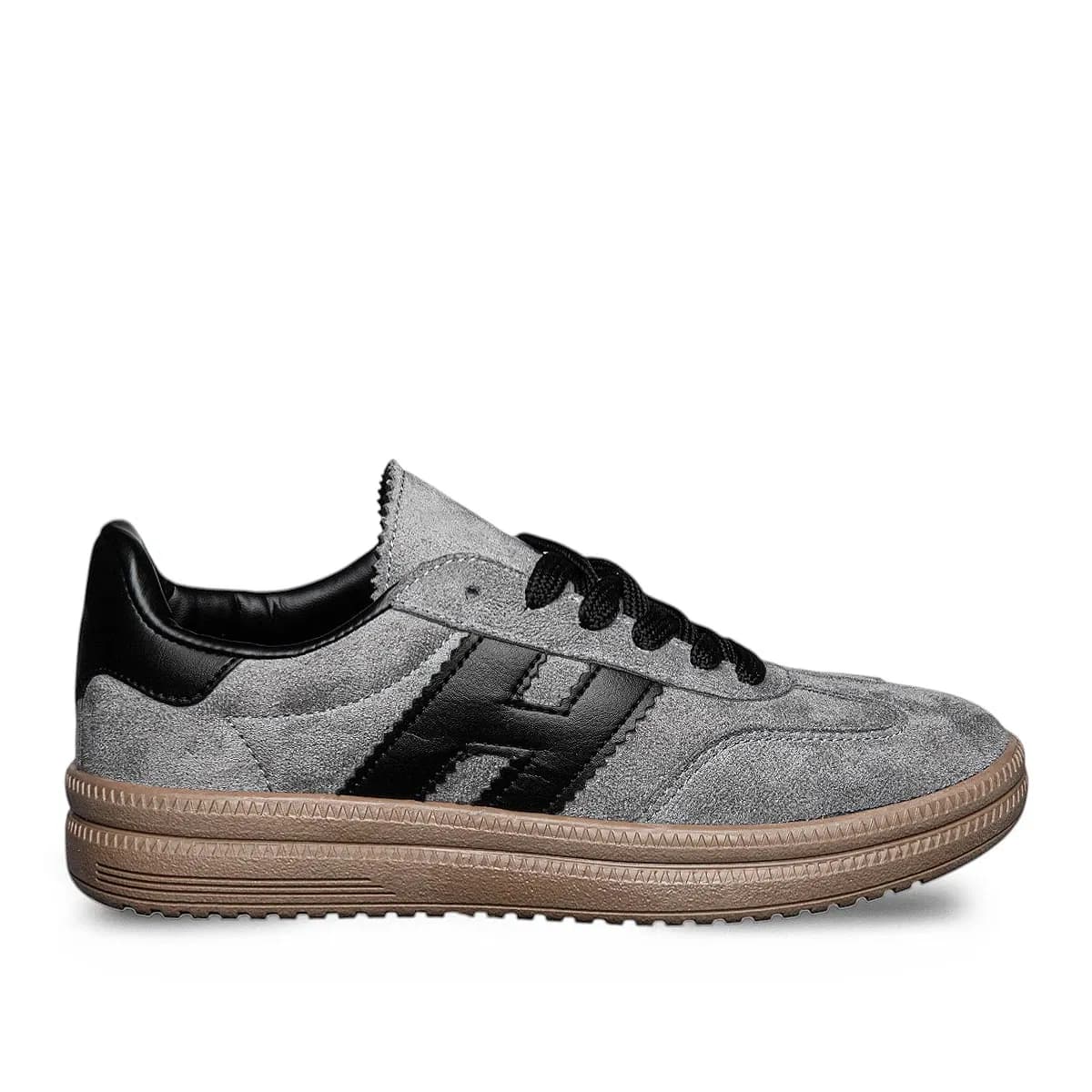 SÜET GÜNLÜK SPOR AYAKKABI - Renk: Gri - Fotoğraf 1 / 2