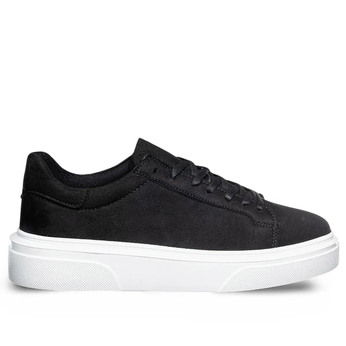 SİYAH SÜET BEYAZ TABAN - Renk: Gri - Image 1 of 2