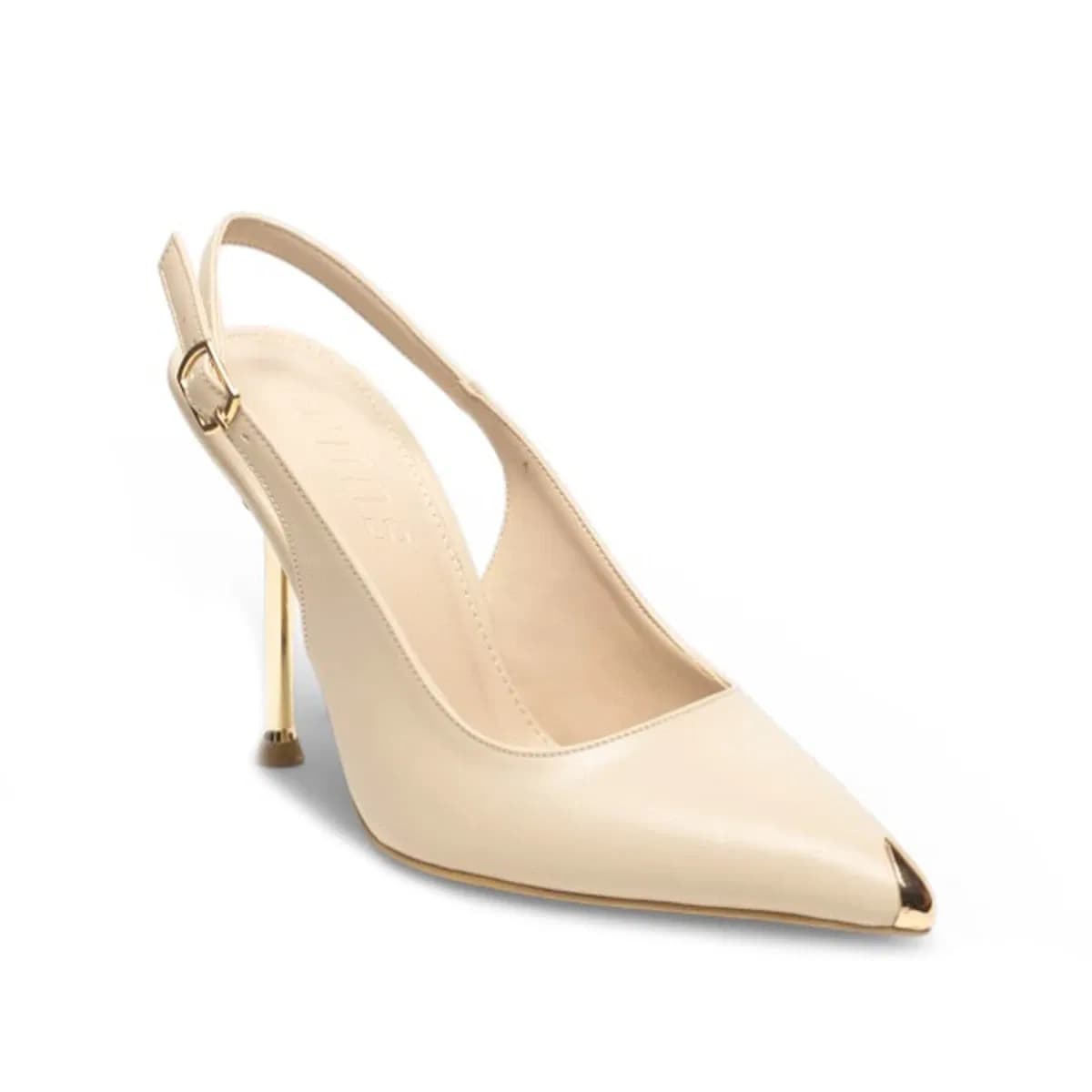 rugan bej stiletto - Renk: Bej - Fotoğraf 2 / 3